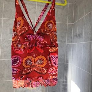 Real silk top with lining. Anna sui